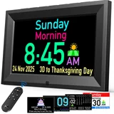 GOLOZA 7-Inch Talking Day Clock with Reminders
