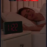 GOLOZA Projection Alarm Clock with Curved LED Display, photo 3